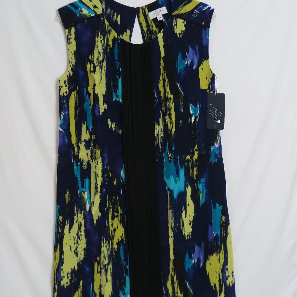 NWT 81 Poppies Alexis 100% Silk Lined Dress Size S Made in USA MSRP $297